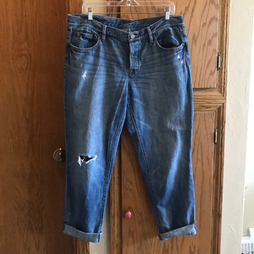 Ann Taylor Loft Jean Capris size 31/12